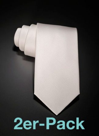 Krawatte SEIDE EXQUISIT 2er-Pack